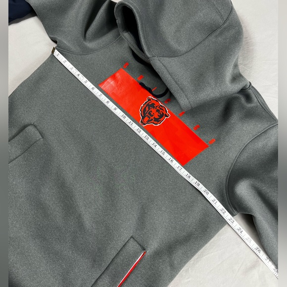 Men’s Nike Heathered NFL Chicago Bears Performance Pullover Hoodie size M - Picture 8 of 13